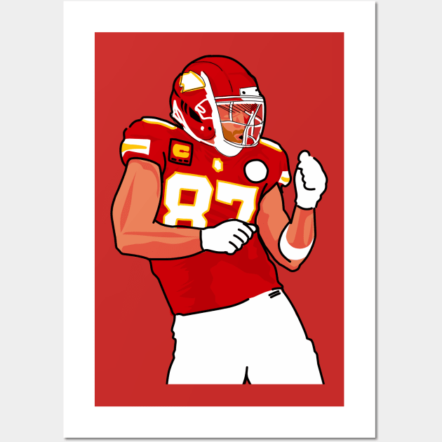 Travis KELCE - Dance celebration Wall Art by Mic jr